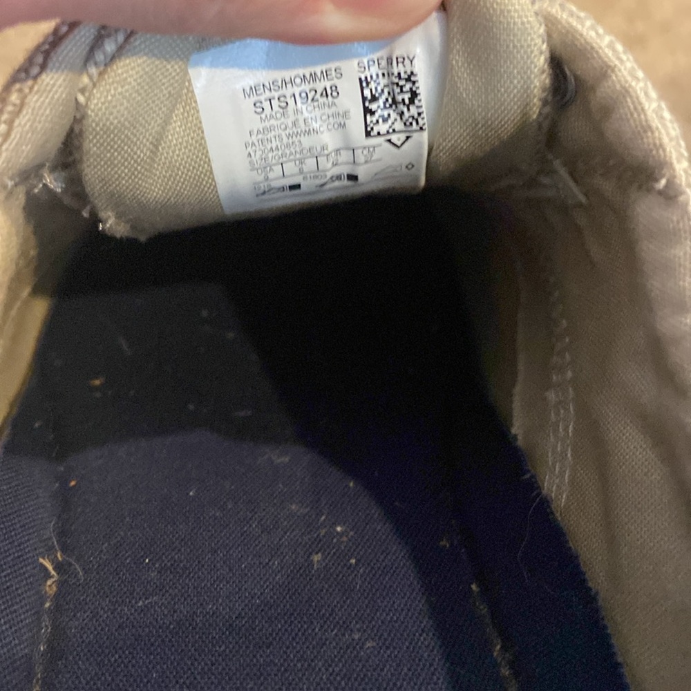 Sperry Cream Canvas Sneakers - Picture 6 of 6